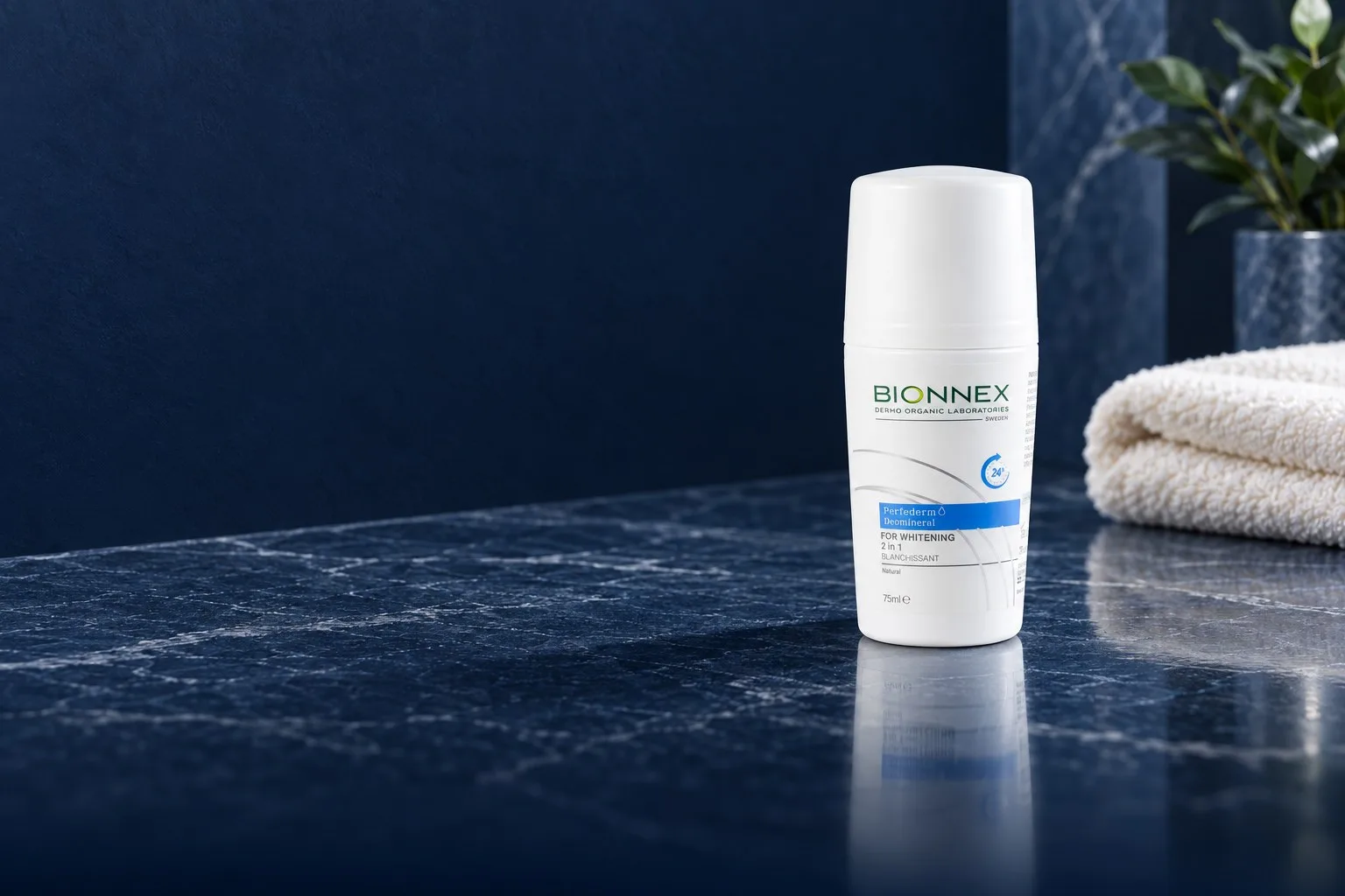 Bionnex Perfederm 2v1 pri hyperpigmentácii, 75 ml v kúpeľňovej scéne