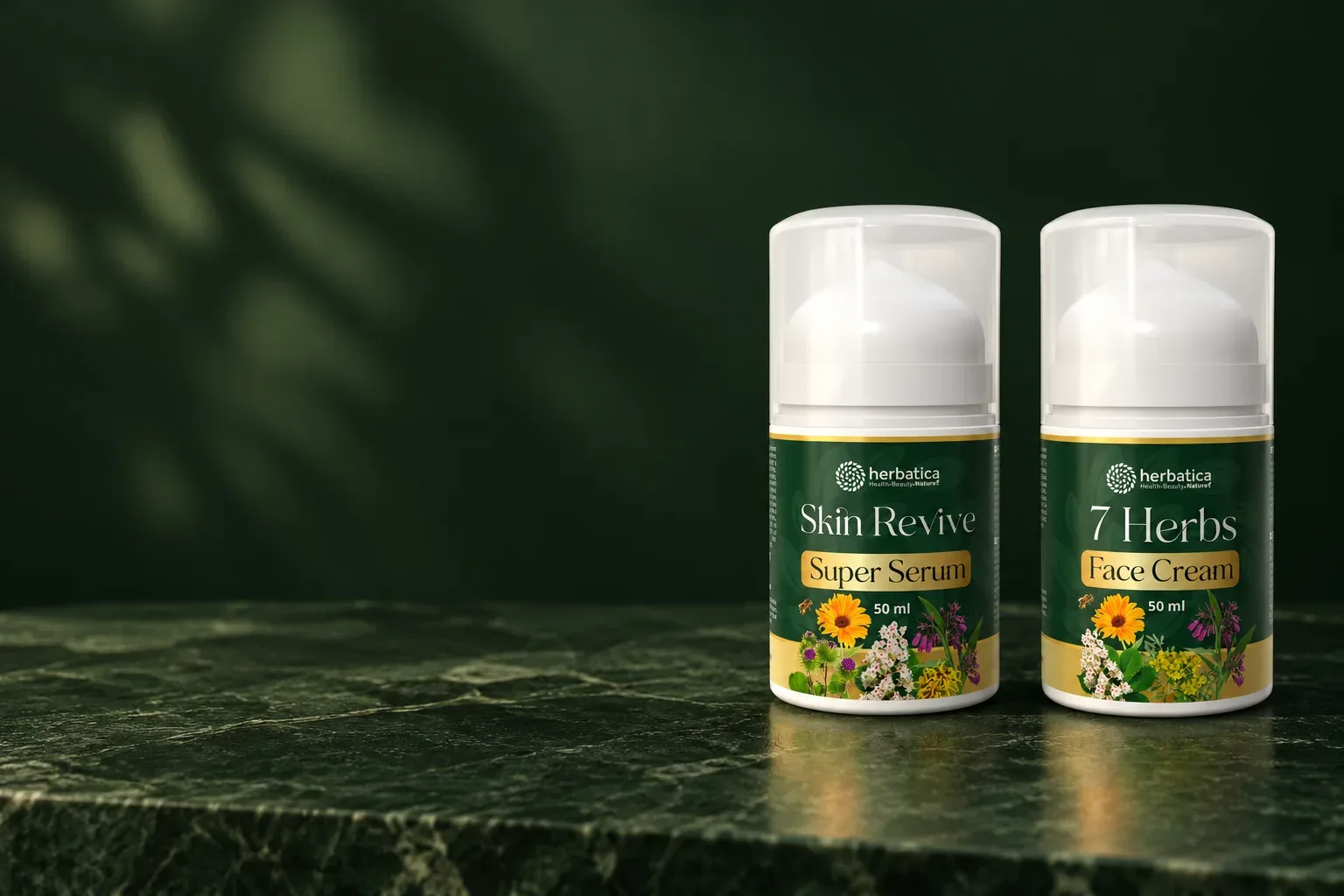 Anti-Age Duo Skin Revive SuperSerum a 7 Herbs Face Cream Herbatica