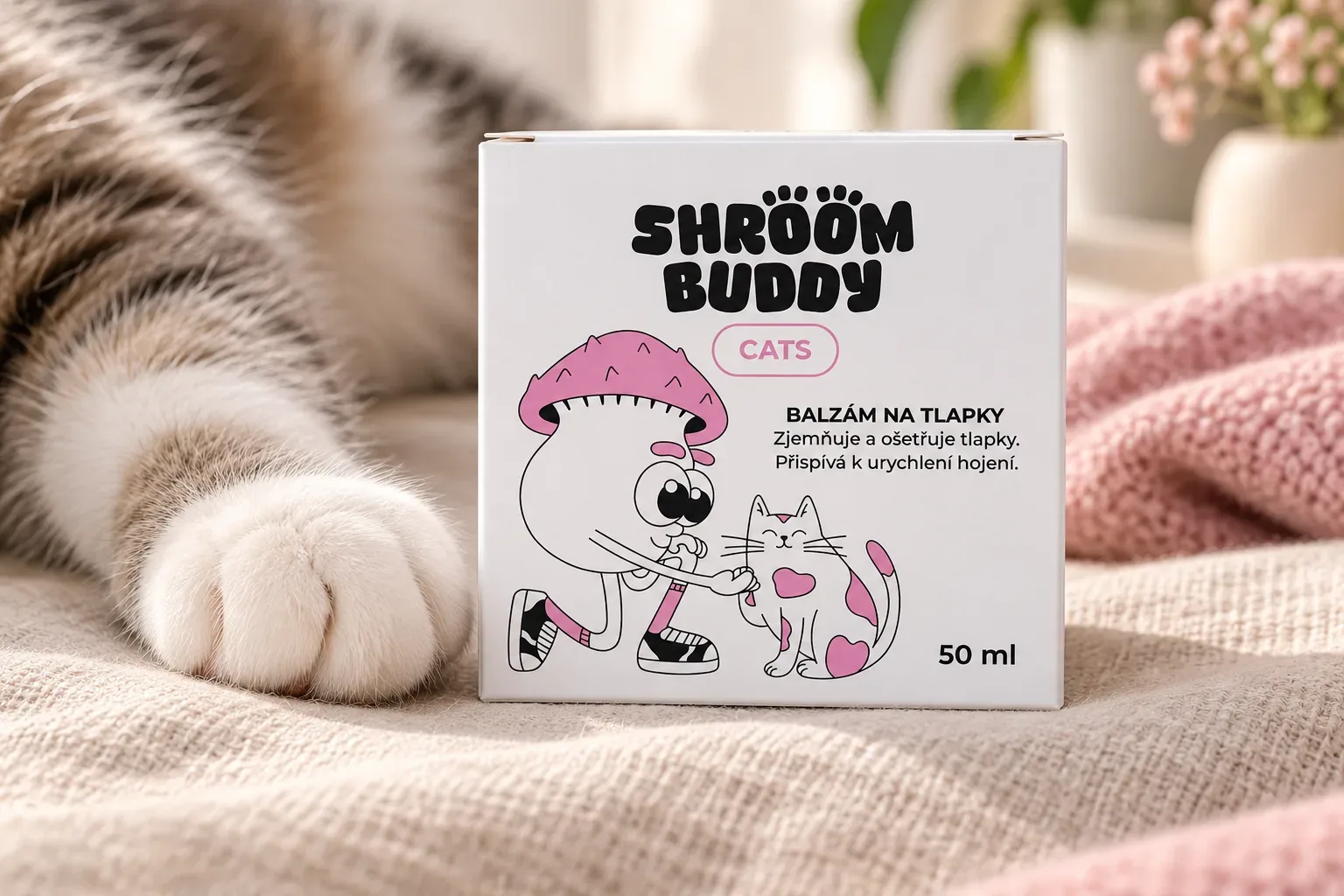 Balzam na labky CATS 50 ml pri mačacej labke